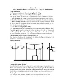 Giáo trình Vật liệu điện - Chương 12: Thực hiện cách điện cho đường dây tải điện trên không