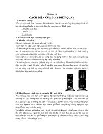Giáo trình Vật liệu điện - Chương 14: Cách điện của máy điện quay