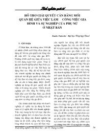 Hỗ trợ giải quyết cân bằng mối quan hệ giữa việc làm công việc gia đình và sự nghiệp của phụ nữ ở Nhật Bản