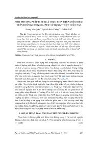 Một phương pháp hiệu quả thực hiện phép nhân điểm trên đường cong elliptic sử dụng thuật toán NAF