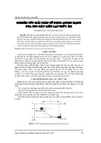 Nghiên cứu giảI pháp sử dụng anten mạng pha cho máy liên lạc thủy âm