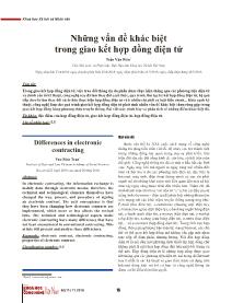 Những vấn đề khác biệt trong giao kết hợp đồng điện tử