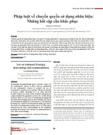 Pháp luật về chuyển quyền sử dụng nhãn hiệu: Những bất cập cần khắc phục