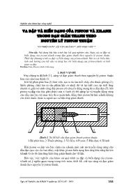 Va đập và biến dạng của piston và xilanh trong đạn giảm thanh theo nguyên lý piston thuận