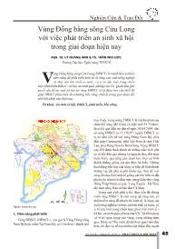 Vùng Đồng bằng sông Cửu Long với việc phát triển an sinh xã hội trong giai đoạn hiện nay