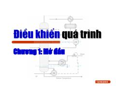 Bài giảng Điều khiển quá trình - Chương 1: Mở đầu