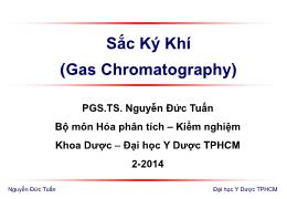 Bài giảng Sắc ký khí (gas chromatography) - Nguyễn Đức Tuấn
