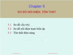 Bài giảng Thiết kế đường dây và trạm biến áp - Chương 5: Sơ đồ nối điện, tổn thất - Huỳnh Quốc Việt