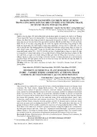 Đa dạng nguồn tài nguyên cây thuốc được sử dụng trong cộng đồng dân tộc Bru-Vân Kiều ở xã Thượng Trạch, huyện Bố Trạch, tỉnh Quảng Bình