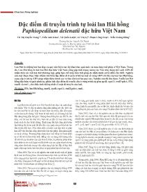Đặc điểm di truyền trình tự loài lan Hài hồng Paphiopedilum delenatii đặc hữu Việt Nam