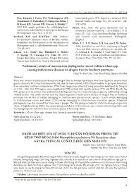 Đánh giá hiệu quả sử dụng vi khuẩn đối kháng phòng trừ bệnh thối rễ do nấm phytophthora palmivora và fusarium solani gây ra trên cây có múi ở điều kiện nhà lưới