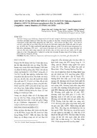 Ghi nhận vùng phân bố mới của hai loài ếch nidirana chapaensis (bourret, 1937) và sylvirana menglaensis (fei, ye, and xie, 2008) (amphibia: anura: ranidae) ở tỉnh Lai Châu