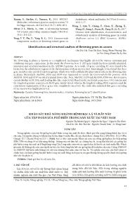 Khảo sát khả năng khánh bệnh bạc lá và rầy nâu của tập đoàn lúa phổ biến trong sản xuất tại Việt Nam