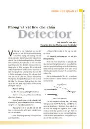 Phông và vật liệu che chắn Detector