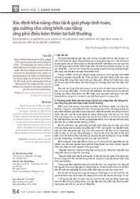 Xác định khả năng chịu tải & giải pháp tính toán, gia cường cho công trình cao tầng ứng phó điều kiện thiên tai bất thường