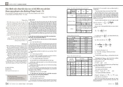 Xác định sức chịu tải của cọc có kể đến ma sát âm theo quy phạm cầu đường Pháp Fond - 72