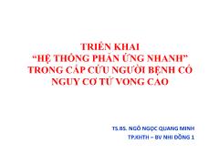 Bài giảng Triển khai 