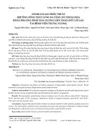 Đánh giá sau phẫu thuật hẹp ống sống thắt lưng đa tầng do thoái hóa bằng phương pháp hàn xương liên thân đốt lối sau tại Bệnh viện Trưng Vương