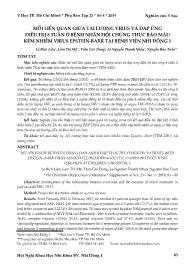 Mối liên quan giữa tải lượng viruss và đáp ứng điều trị 8 tuần ở bệnh nhân hội chứng thực bào máu kèm nhiễm virus EPSTEIN-BARR tại Bệnh viện Nhi đồng 1