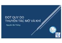 Bài giảng Đột quỵ do thuyên tắc mỡ và khí - Nguyễn Bá Thắng