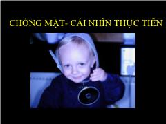 Đề tài Chóng mặt - Cái nhìn thực tiễn