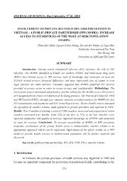 Involvement Of Private Sector In Hiv/Aids Prevention In Vietnam – A Public-Private Partnership (Ppp) Model: Increase Access To Sti Services Of The Most At Risk Population (Marps) – Pham Duc Minh