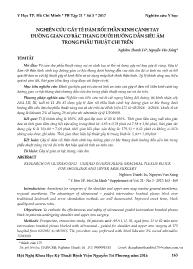 Nghiên cứu gây tê đám rối thần kinh cánh tay đường gian cơ bậc thang dưới hướng dẫn siêu âm trong phẫu thuật chi trên