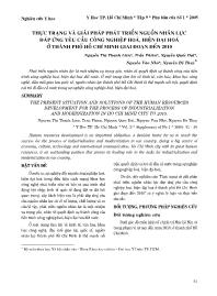 Thực trạng và giải pháp phát triển nguồn nhân lực đáp ứng yêu cầu công nghiệp hóa, hiện đại hóa ở Thành phố Hồ Chí Minh giai đoạn đến 2010
