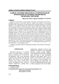 Clinical features and effects of intravascular intervention of expanded aneurysm on the broken tentorium – Nguyen Duy Thanh