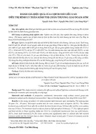 Đánh giá hiệu quả của corticoid liều cao ddiều trị bệnh lý thần kinh thị chấn thương giai đoạn sớm