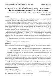 Đánh giá hiệu quả và độ an toàn của phương pháp lấy sỏi thận qua da với đường hầm siêu nhỏ