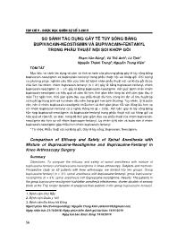 So sánh tác dụng gây tê tủy sống bằng bupivacain-neostigmin và bupivacain-fentanyl trong phẫu thuật nội soi khớp gối