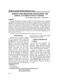 Sphenoid wing meningioma: Microsurgery and clinical outcomes in vietduc hospital – Do Van Dung