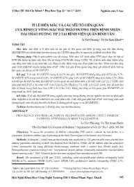 Tỉ lệ hiện mắc và các yếu tố liên quan của bệnh lý võng mạc đái tháo đường trên bệnh nhân đái tháo đường típ 2 tại Bệnh viện Quận Bình Tân