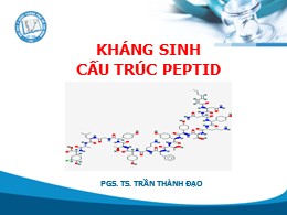 Bài giảng Kháng sinh cấu trúc peptid – Trần Thành Đạo