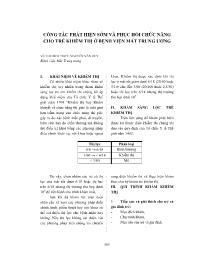 Đề tài Công tác phát hiện sớm và phục hồi chức năng cho trẻ khiếm thị ở bệnh viện mắt trung ương – Vũ Thị Bích Thủy