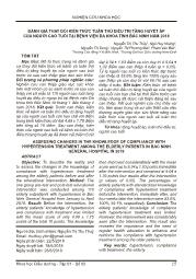 Đề tài Đánh giá thay đổi kiến thức tuân thủ điều trị tăng huyết áp của người cao tuổi tại Bệnh viện Đa khoa tỉnh Bắc Ninh năm 2018 – Nguyễn Thị Thu Thủy