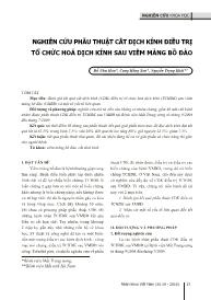 Đề tài Nghiên cứu phẫu thuật cắt dịch kính điều trị tổ chức hoá dịch kính sau viêm màng bồ đào – Đỗ Như Hơn