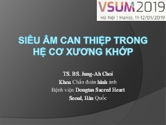 Bài giảng Siêu âm can thiệp trong hệ cơ xương khớp